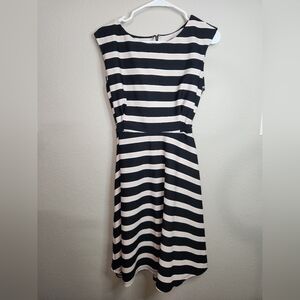 Roz & Ali Semi Formal Striped Dress Size 12 Petite